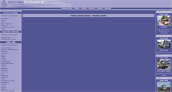 Desktop Screenshot of mestskadoprava.net